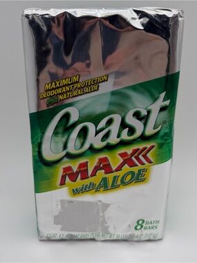 Vintage Coast Max Bar Soap with Aloe 4.5 oz Bars -  8 Bath Bars